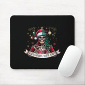 Sorta Merry Sorta Y Skeleton Warme Chocolade Kerst Muismat (Met muis)