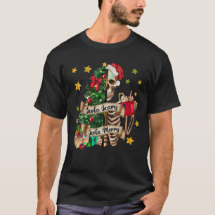 Sorta Scary Sorta Merry Skelet Christmas Tree Sa T-shirt