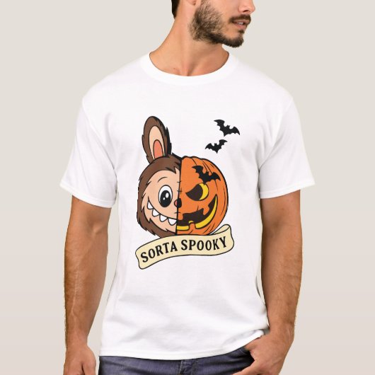 Sorta Spooky Halloween Cute Labubu T-shirt (Voorkant)