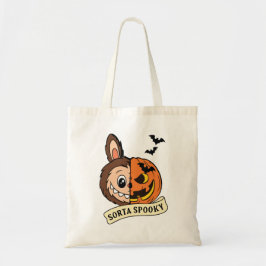 Sorta Spooky Halloween Cute Labubu Tote Bag
