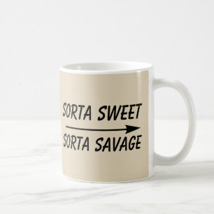 SORTA SWEET, SORTA SAVAGE Coffee Mugs Koffiemok