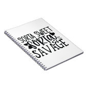 Sorta Sweet Sorta Savage Notitieboek (Rechterzijde)