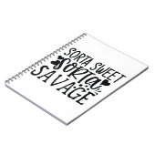 Sorta Sweet Sorta Savage Notitieboek (Linkerzijde)