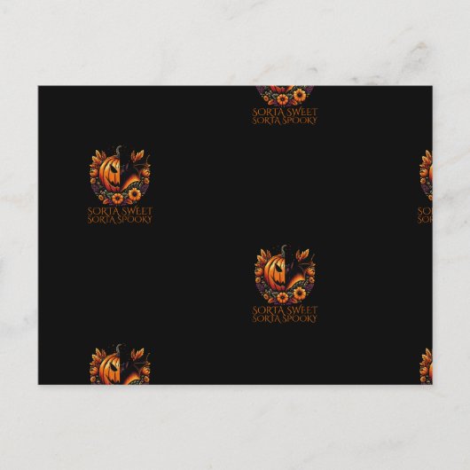 Sorta Sweet Sorta Spooky Briefkaart (Voorkant)