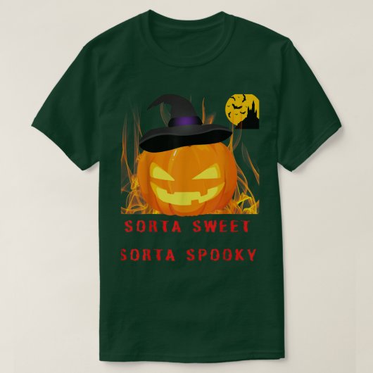 sorta sweet sorta spooky gift Halloween T-shirt (Design voorkant)