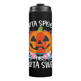Sorta Sweet Sorta Spooky Halloween pompoen vrouwen Thermosbeker