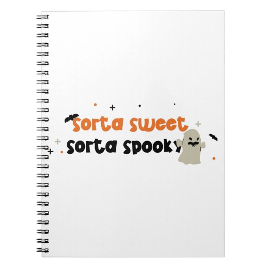 Sorta Sweet Sorta Spooky Notitieboek (Voorkant)