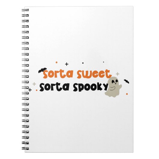 Sorta Sweet Sorta Spooky Notitieboek (Voorkant)
