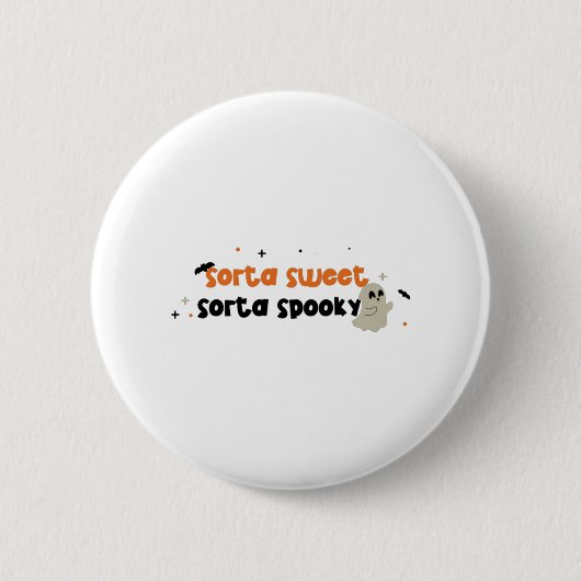 Sorta Sweet Sorta Spooky Ronde Button 5,7 Cm (Voorkant)