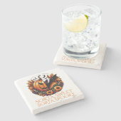 Sorta Sweet Sorta Spooky Stenen Onderzetter (Zijkant)