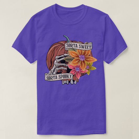 Sorta Sweet Sorta Spooky T-shirt (Design voorkant)