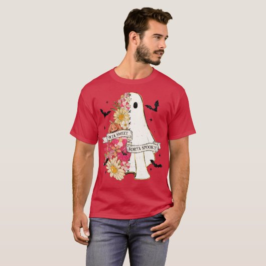 Sorta zoete sorta spooky t-shirt (Voorkant volledig)