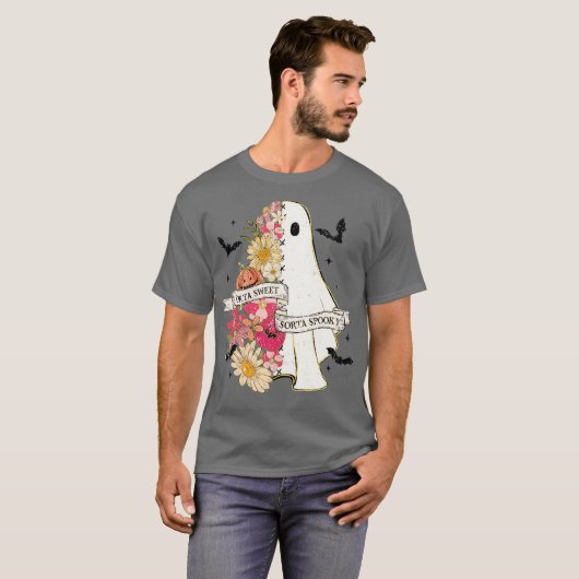 Sorta zoete sorta spooky t-shirt (Voorkant volledig)