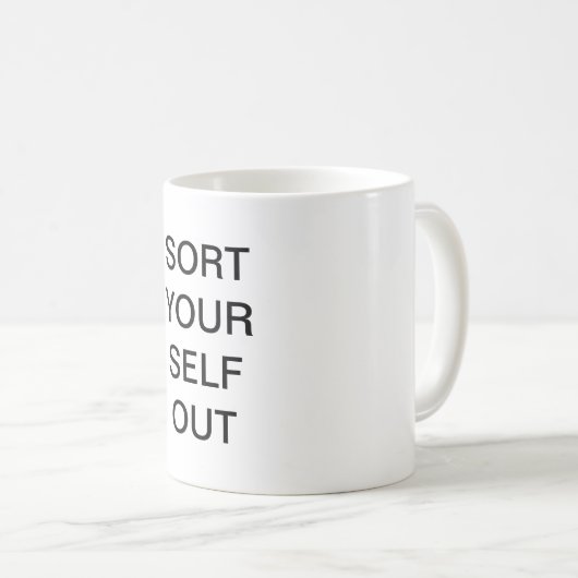 Sorteer uw eigen Mok (Voorkant rechts)