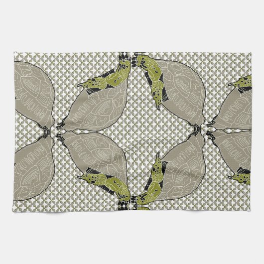 Sorteren op de schildpad theedoek (Horizontaal)