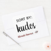 "Sorteren op: Kudos" stickers (Envelop)