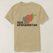 SOS afghanistan Stippen T-shirt (Design voorkant)