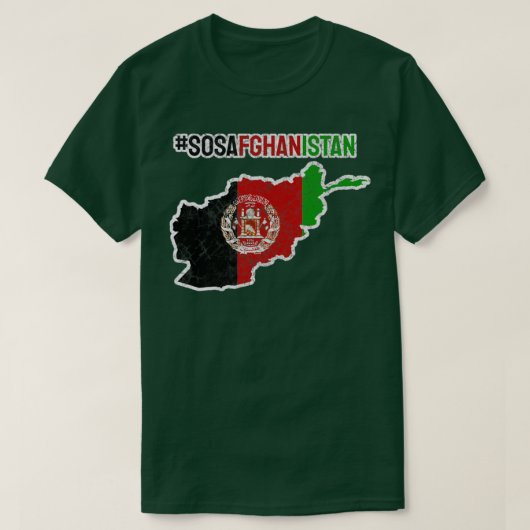 SOS afghanistan T-shirt (Design voorkant)