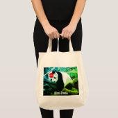 SOS bedreigde Giant Panda Tote Bag (Voorkant (product))