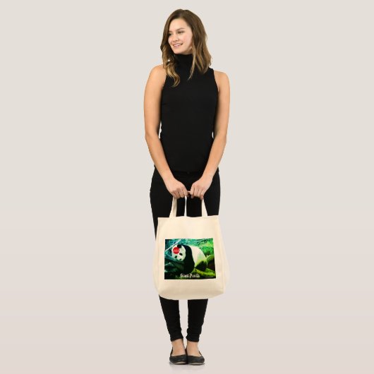 SOS bedreigde Giant Panda Tote Bag (Voorkant (model))
