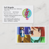 SOS Brigade-Visitekaartjes Visitekaartje (Voorkant / Achterkant)