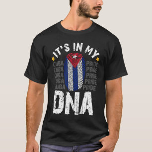 Sos Cuba Cuba Vlag Cubaanse Trots het zit in mijn  T-shirt