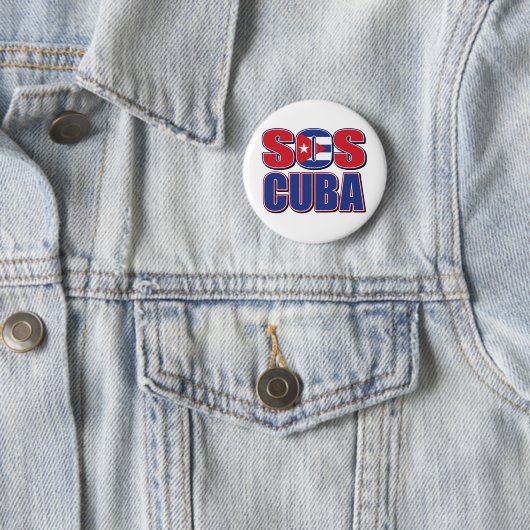 SOS-CUBA RONDE BUTTON 5,7 CM (In situ)