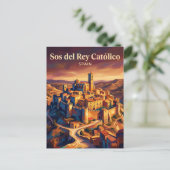 Sos del Rey Católico Spanje Briefkaart (Staand voorkant)
