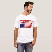 SOS Distress American Flag T-shirt (Voorkant volledig)