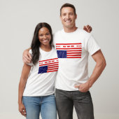 SOS Distress American Flag T-shirt (Unisex)