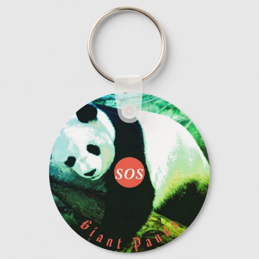 SOS Giant Panda Sleutelhanger (Voorkant)