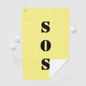 SOS Golf handdoek (Insitu)