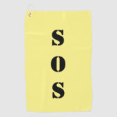 SOS Golf handdoek (Voorkant)