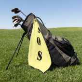 SOS Golf handdoek (Groen)