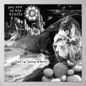 SOS Je bent in het midden van een liefdesverhaal Poster (Voorkant)