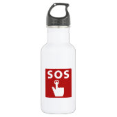 SOS, metroteken, Japan Waterfles (Voorkant)