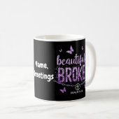 SOS Mooi Gebroken Bewustzijn en Steun Koffiemok (Voorkant rechts)