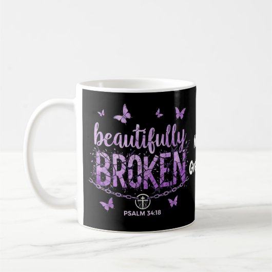 SOS Mooi Gebroken Bewustzijn en Steun Koffiemok (Links)