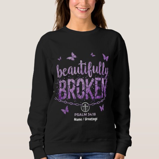 SOS Mooi Gebroken Bewustzijn en Steun Trui (Voorkant)