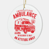 SOS Noodlijnverlichting EMS-redding Keramisch Ornament (Links)