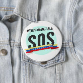 SOS VENEZUELA RONDE BUTTON 4,0 CM (In situ)
