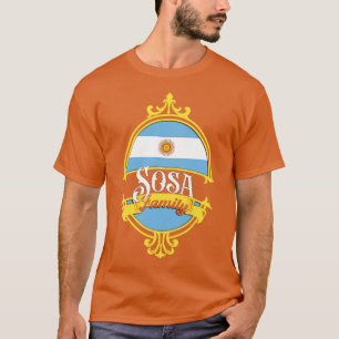 Sosa familie Argentijnse vlag T-shirt