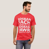 Sosban Fach Yn Berwi Ar Y Tan T-Shirt (Voorkant volledig)