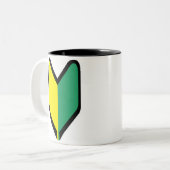 Soshinoya Tweekleurige Koffiemok (Voorkant links)