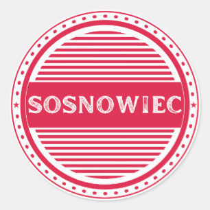 Sosnowiec City Pride Embleem – Poolse identiteit Ronde Sticker