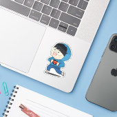 sosoHoney(3) Superman Sticker (Laptop met iPhone)