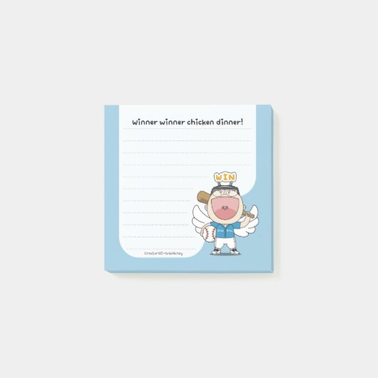 sosoHoney baseball Post-it® Notes (Voorkant)