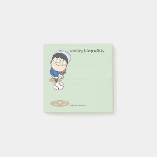 sosoHoney baseball Post-it® Notes (Voorkant)