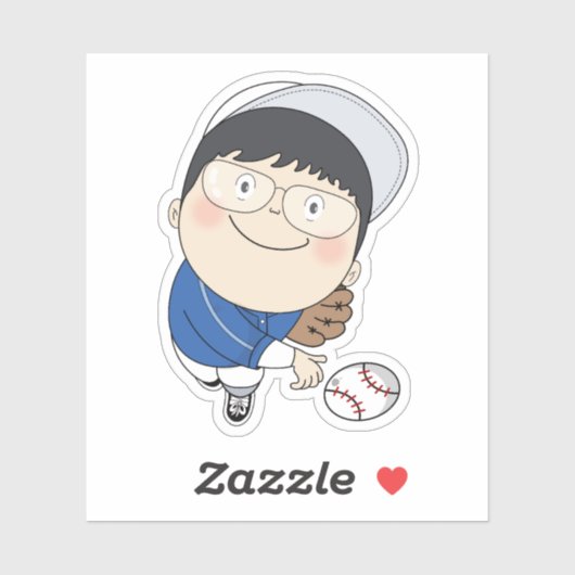 sosoHoney baseball Sticker (Vel)