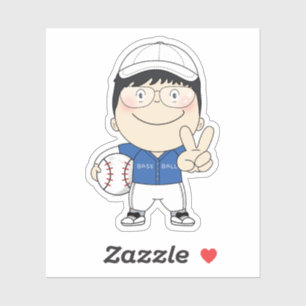 sosoHoney baseball Sticker